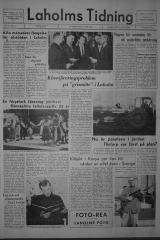 Förstasidan, Onsdag 27 mars 1968