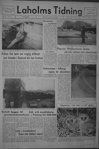 Förstasidan, Fredag 28 juni 1968