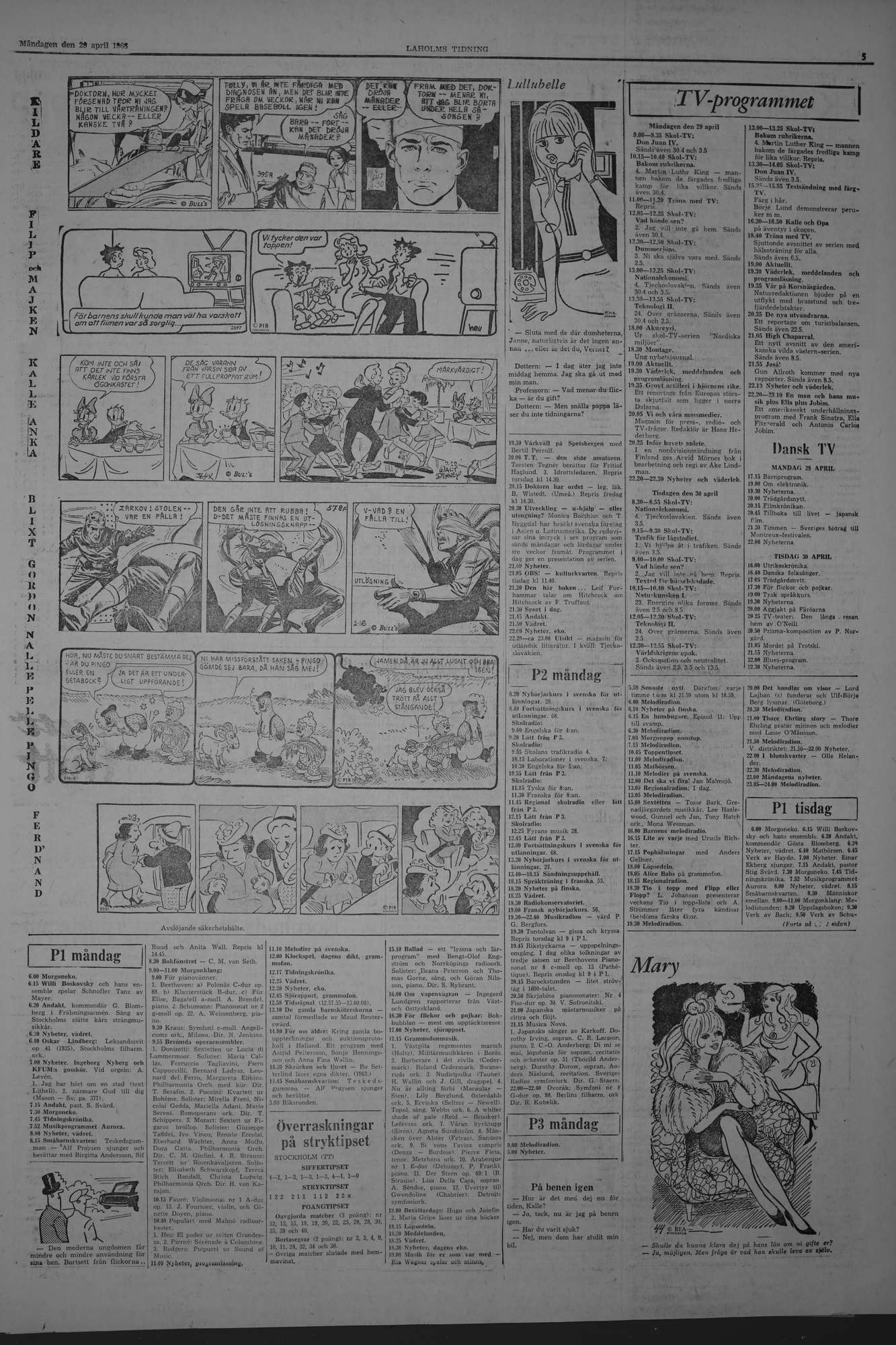 Laholms Tidning Måndag 29 april 1968, sida 5