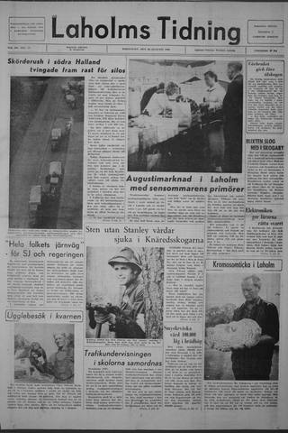 Förstasidan, Torsdag 29 augusti 1968