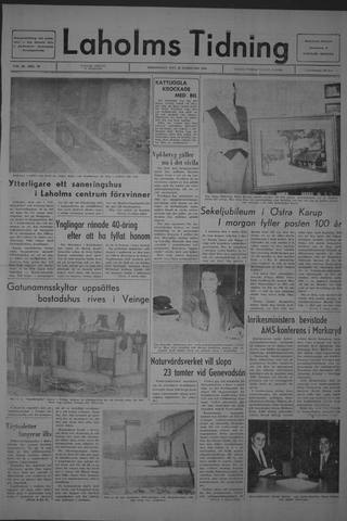 Förstasidan, Torsdag 29 februari 1968