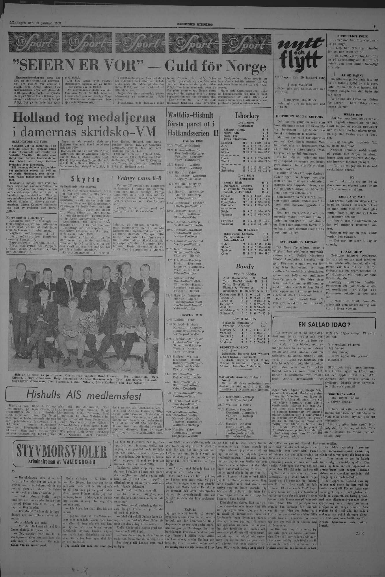 Laholms Tidning Måndag 29 januari 1968, sida 7