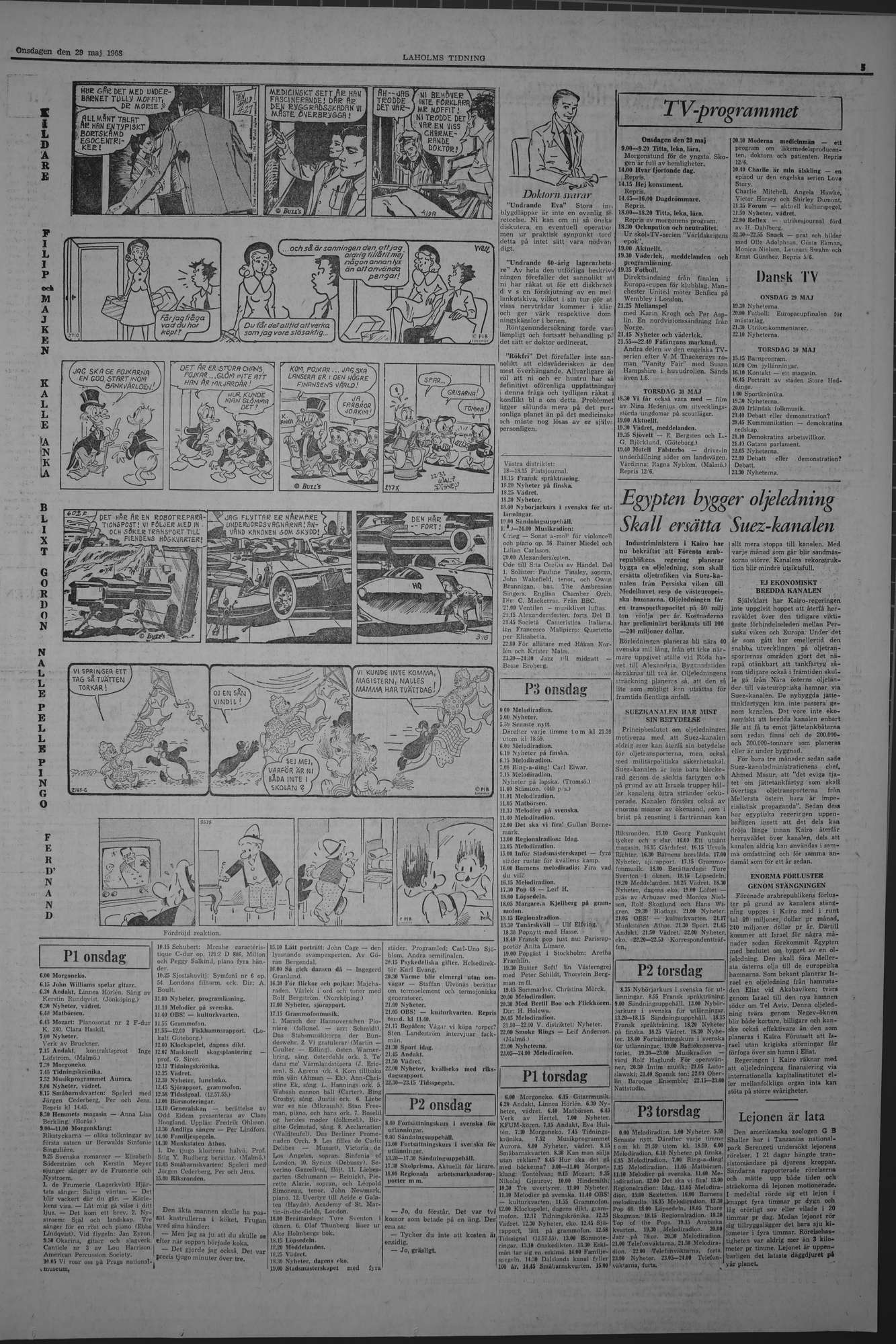 Laholms Tidning Onsdag 29 maj 1968, sida 5