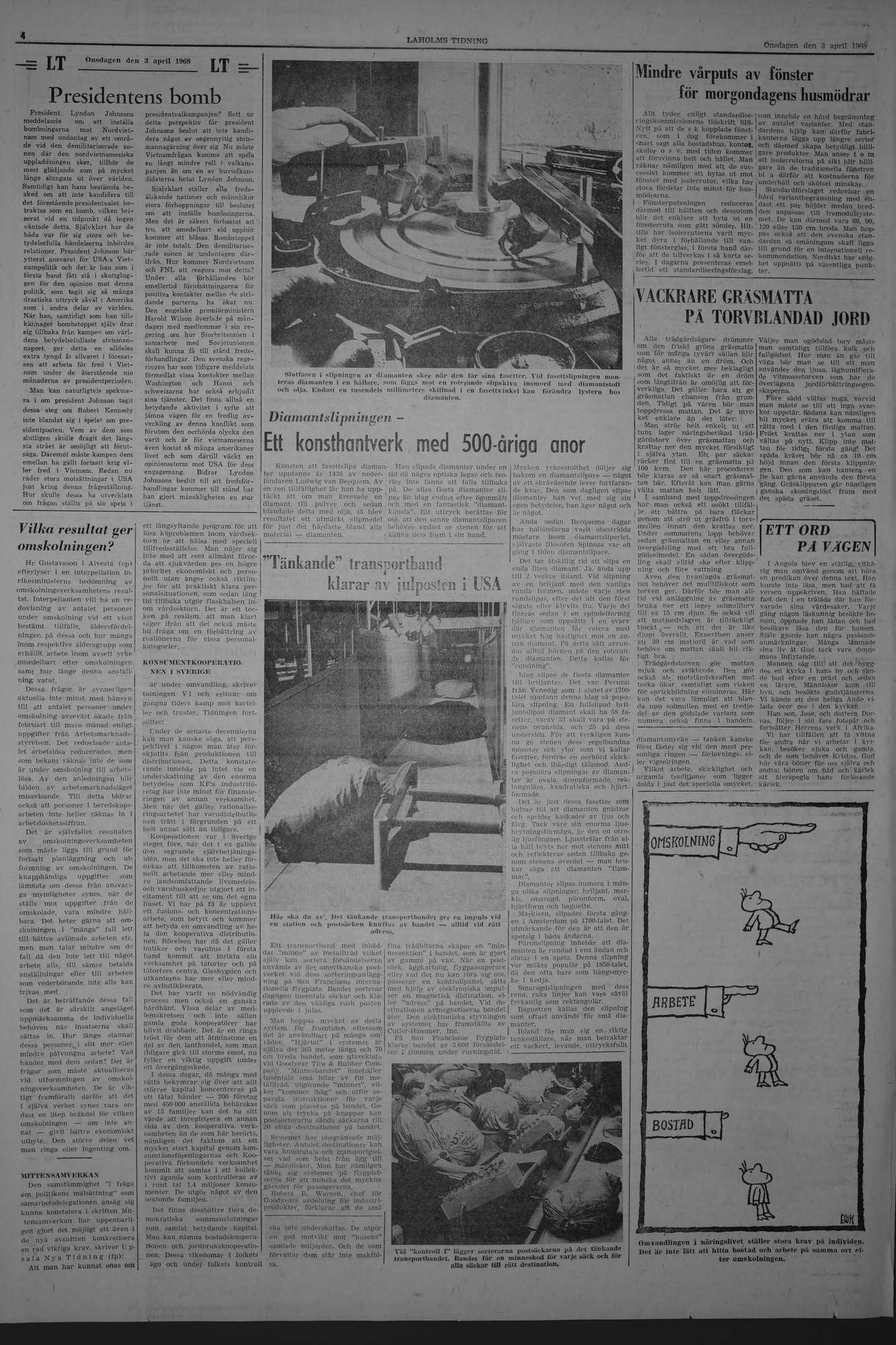 Laholms Tidning Onsdag 3 april 1968, sida 4