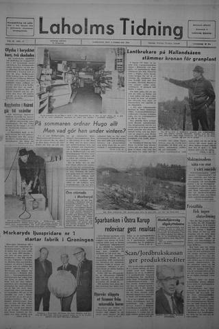 Förstasidan, Lördag 3 februari 1968