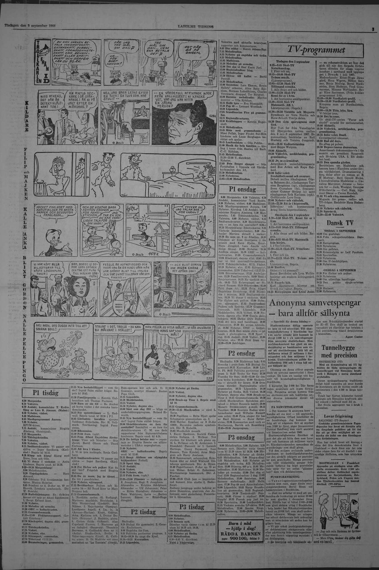 Laholms Tidning Tisdag 3 september 1968, sida 5