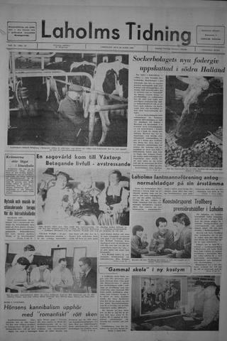 Förstasidan, Lördag 30 mars 1968