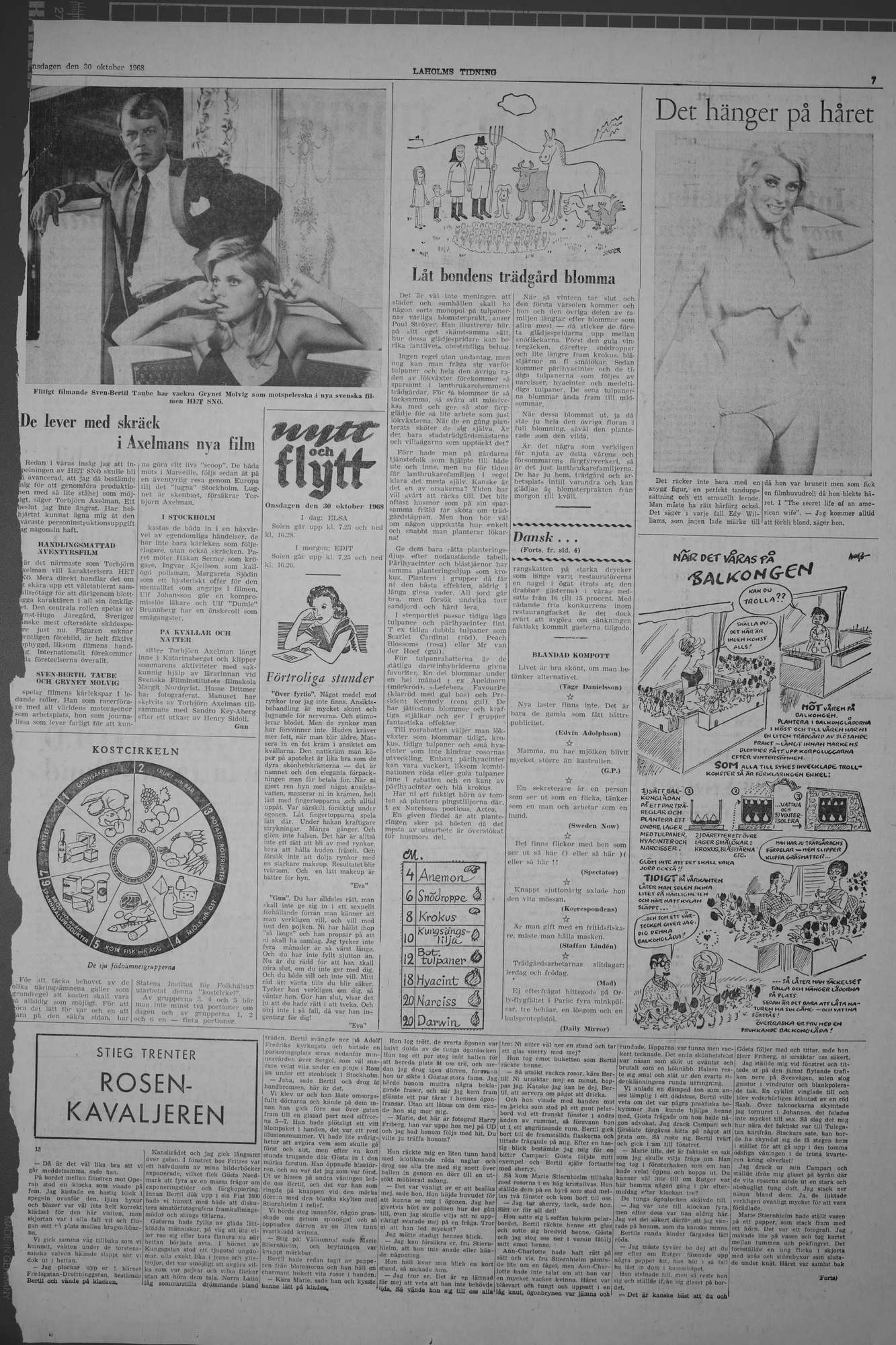 Laholms Tidning Onsdag 30 oktober 1968, sida 7