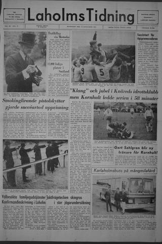 Förstasidan, Måndag 30 september 1968