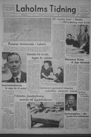 Förstasidan, Onsdag 31 januari 1968