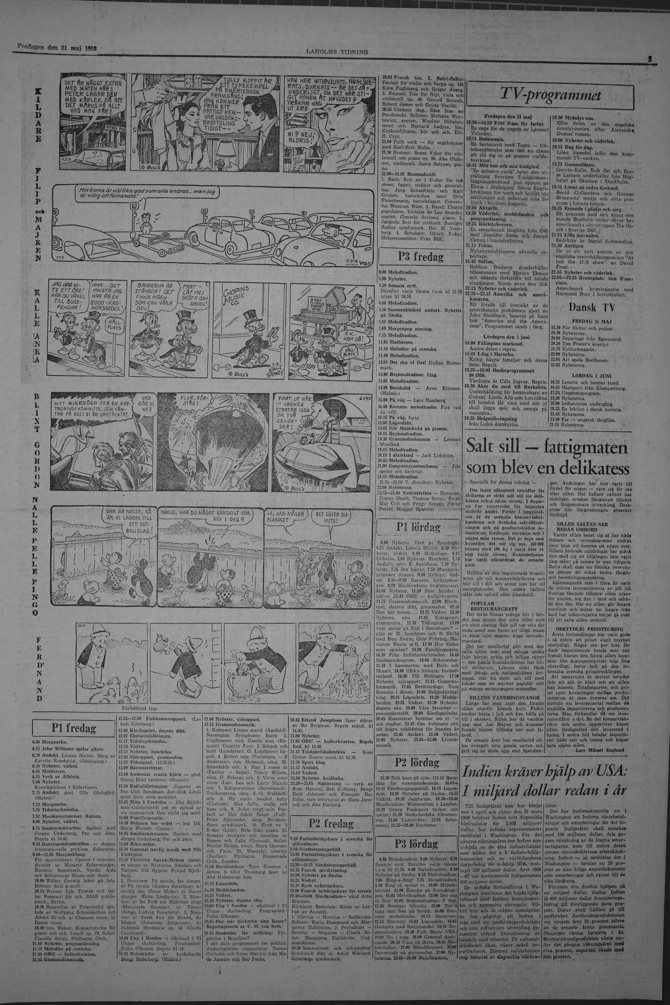 Laholms Tidning Fredag 31 maj 1968, sida 5