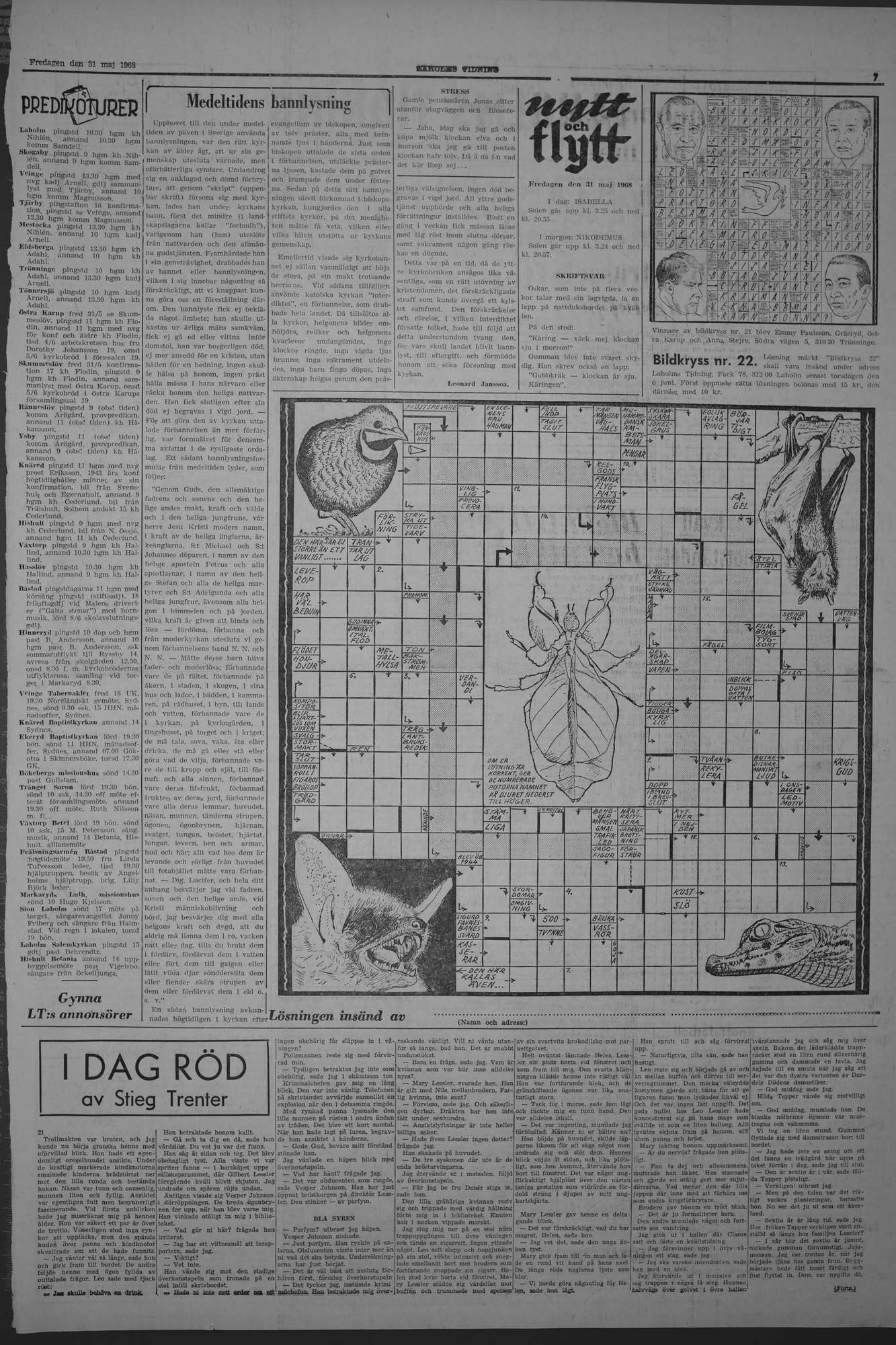 Laholms Tidning Fredag 31 maj 1968, sida 7