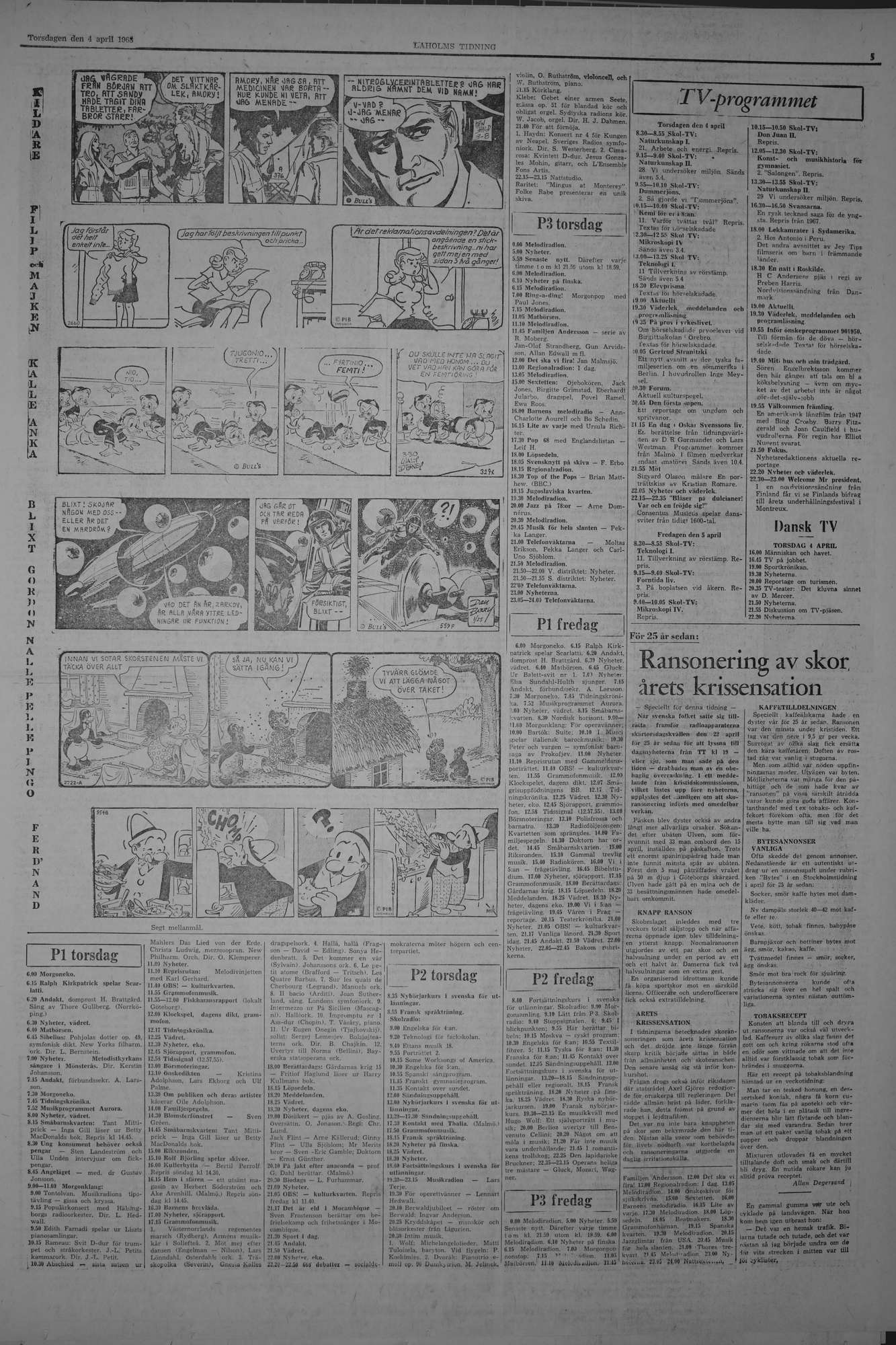 Laholms Tidning Torsdag 4 april 1968, sida 5