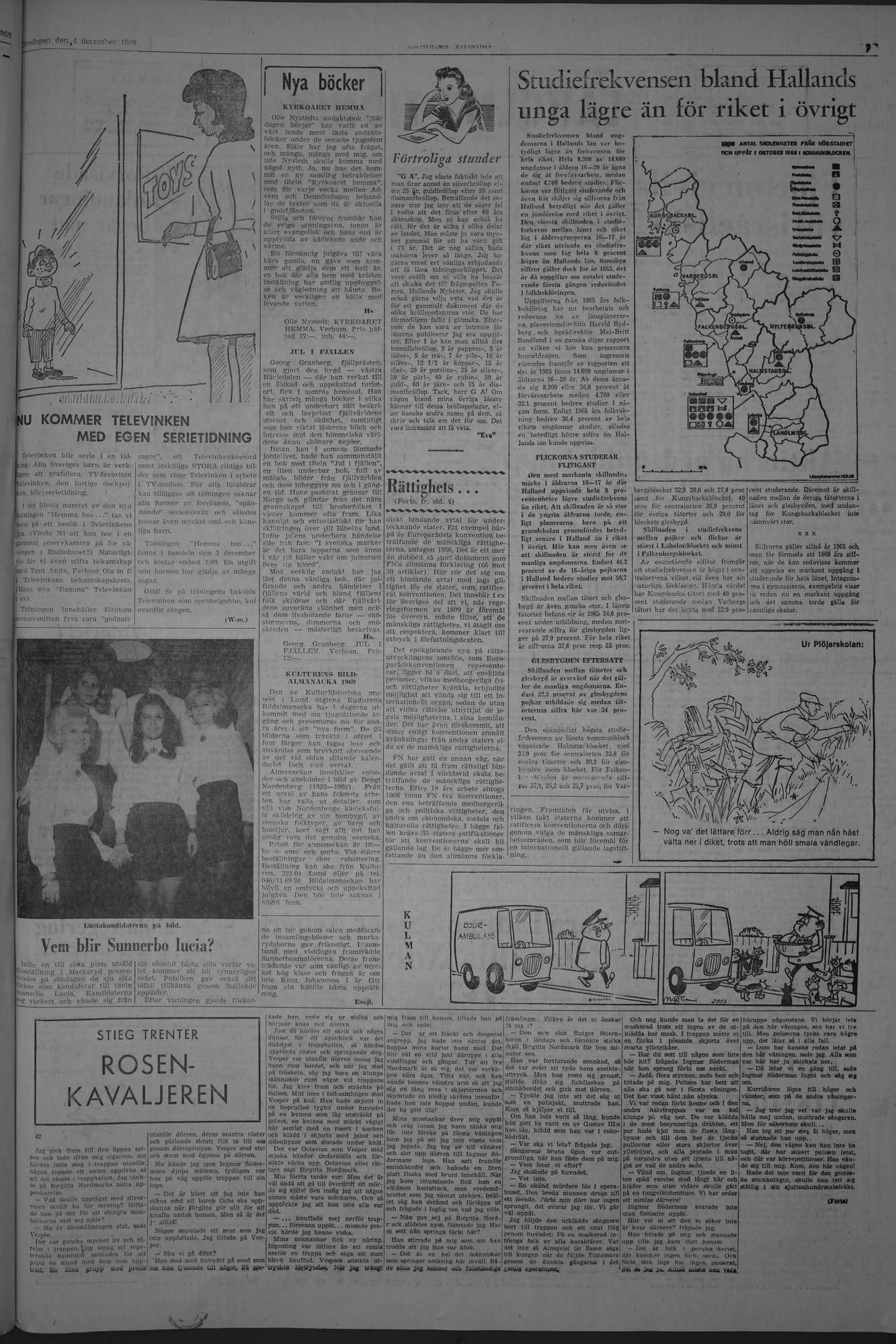 Laholms Tidning Onsdag 4 december 1968, sida 7