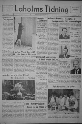 Förstasidan, Torsdag 4 januari 1968