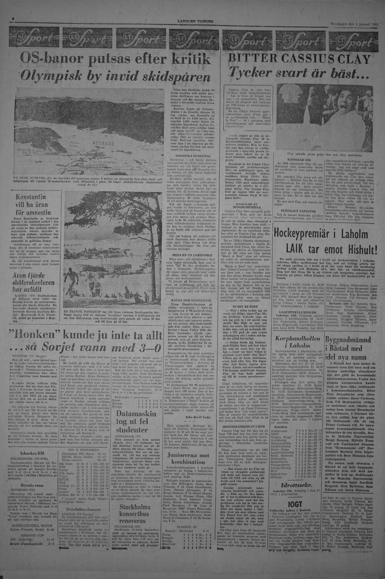 Laholms Tidning Torsdag 4 januari 1968, sida 6