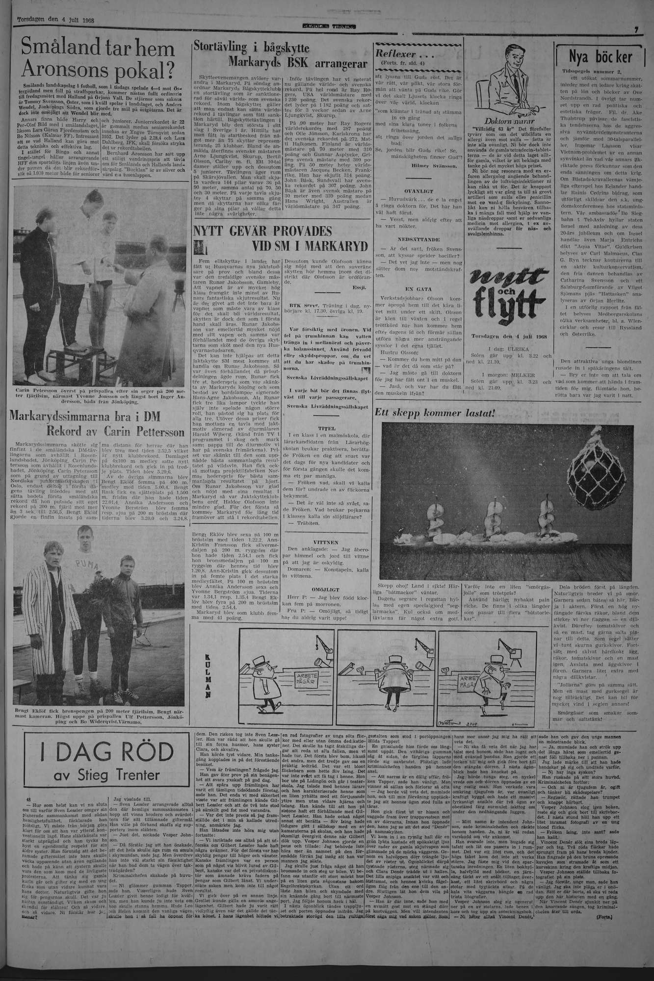 Laholms Tidning Torsdag 4 juli 1968, sida 7