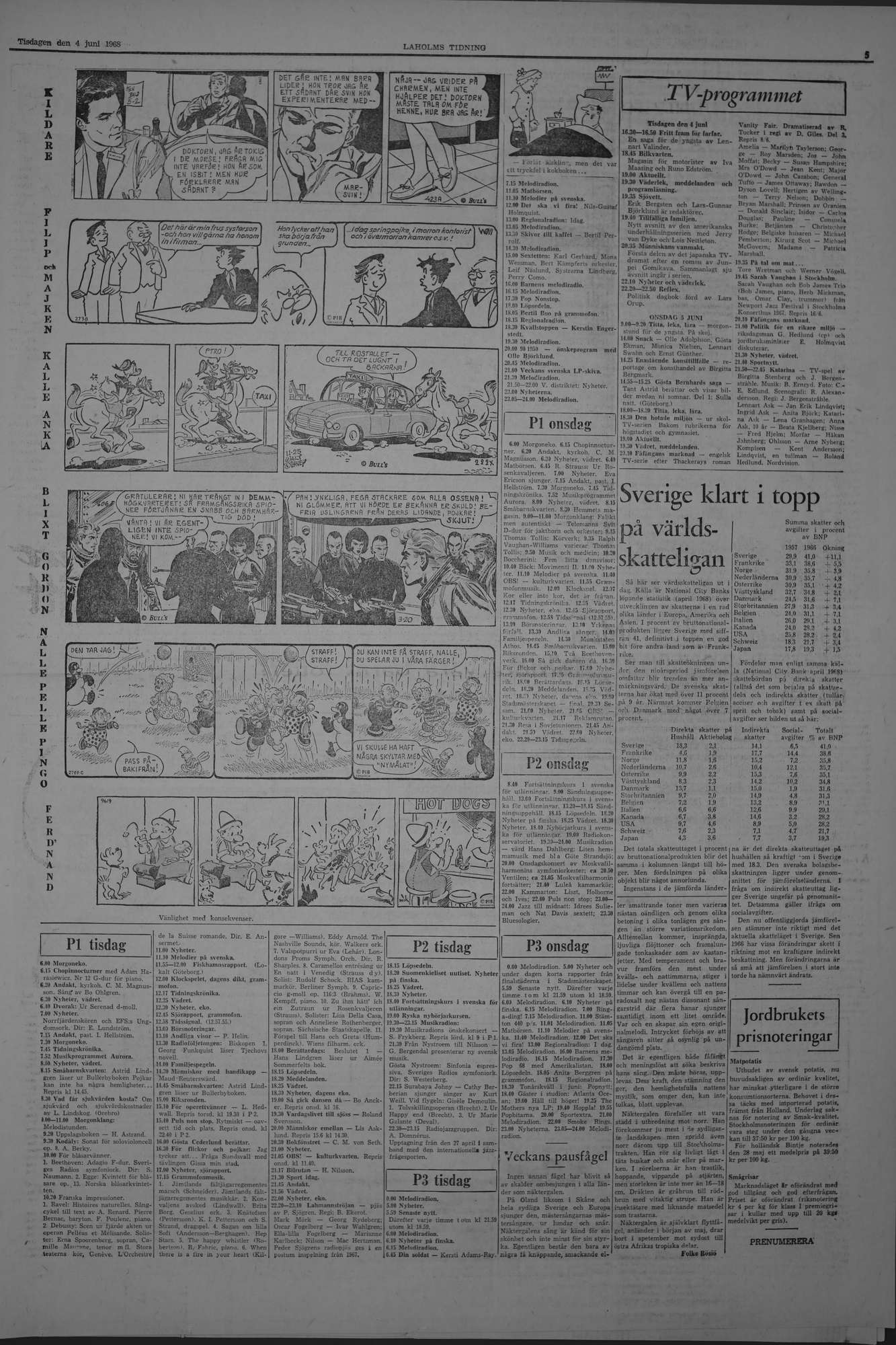 Laholms Tidning Tisdag 4 juni 1968, sida 5