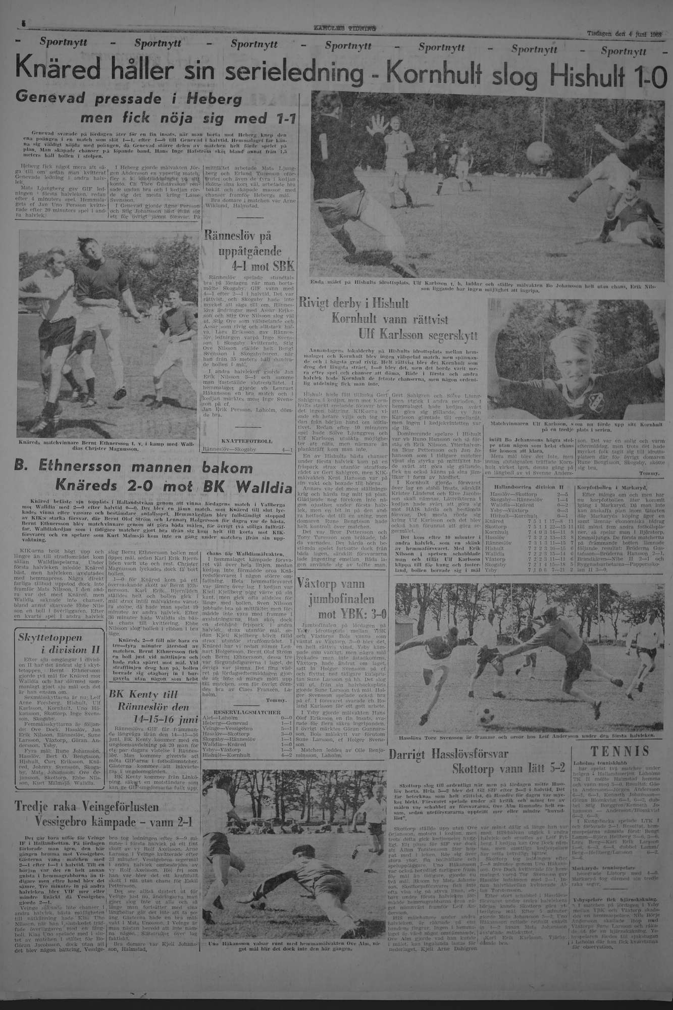 Laholms Tidning Tisdag 4 juni 1968, sida 6