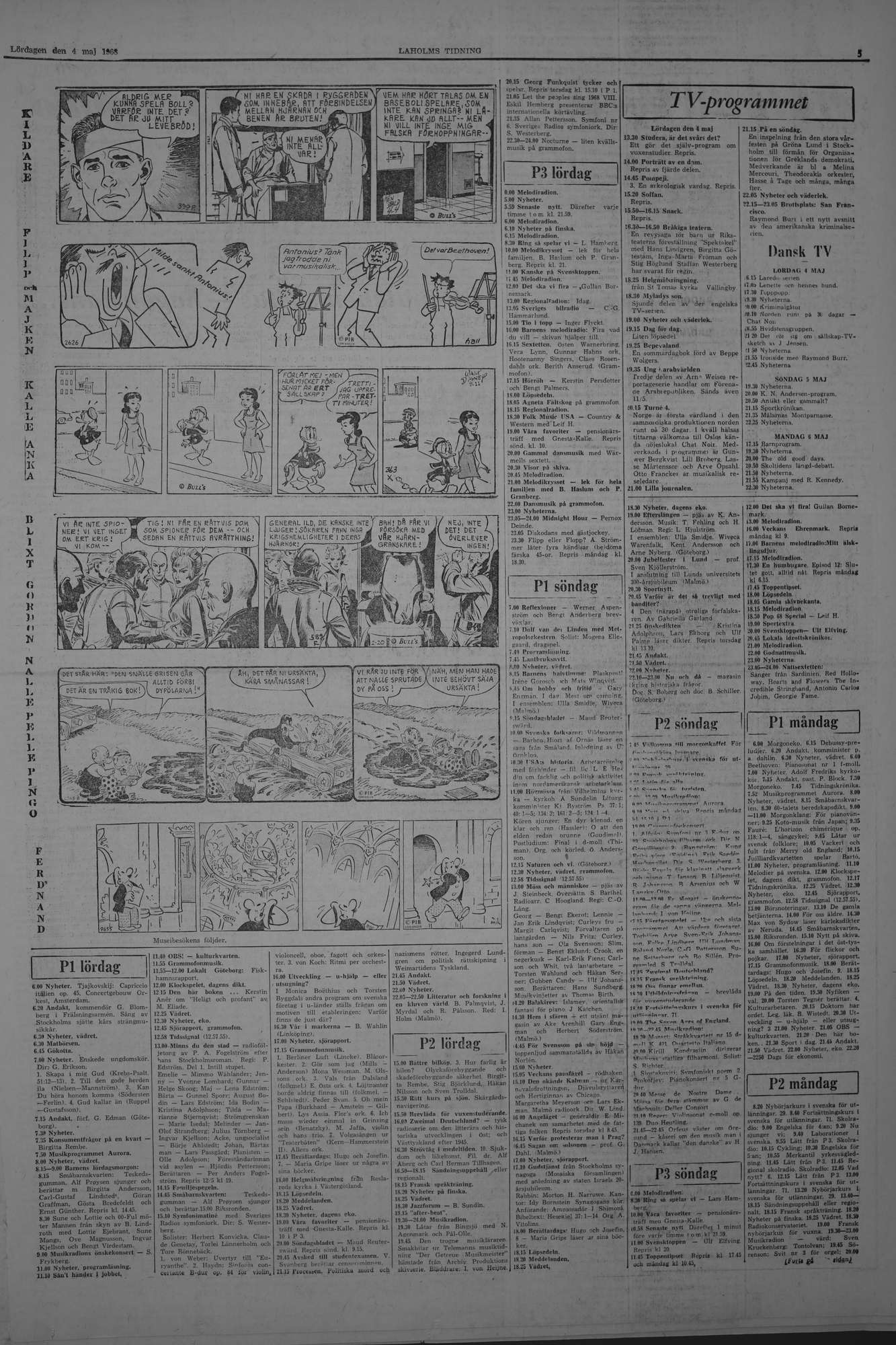 Laholms Tidning Lördag 4 maj 1968, sida 5