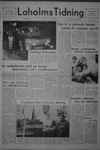 Förstasidan, Lördag 5 oktober 1968