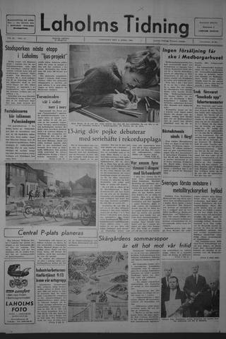 Förstasidan, Lördag 6 april 1968