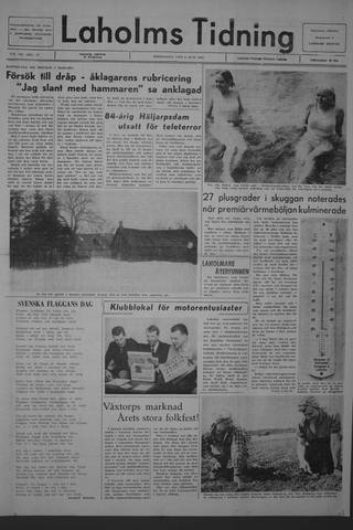 Förstasidan, Torsdag 6 juni 1968