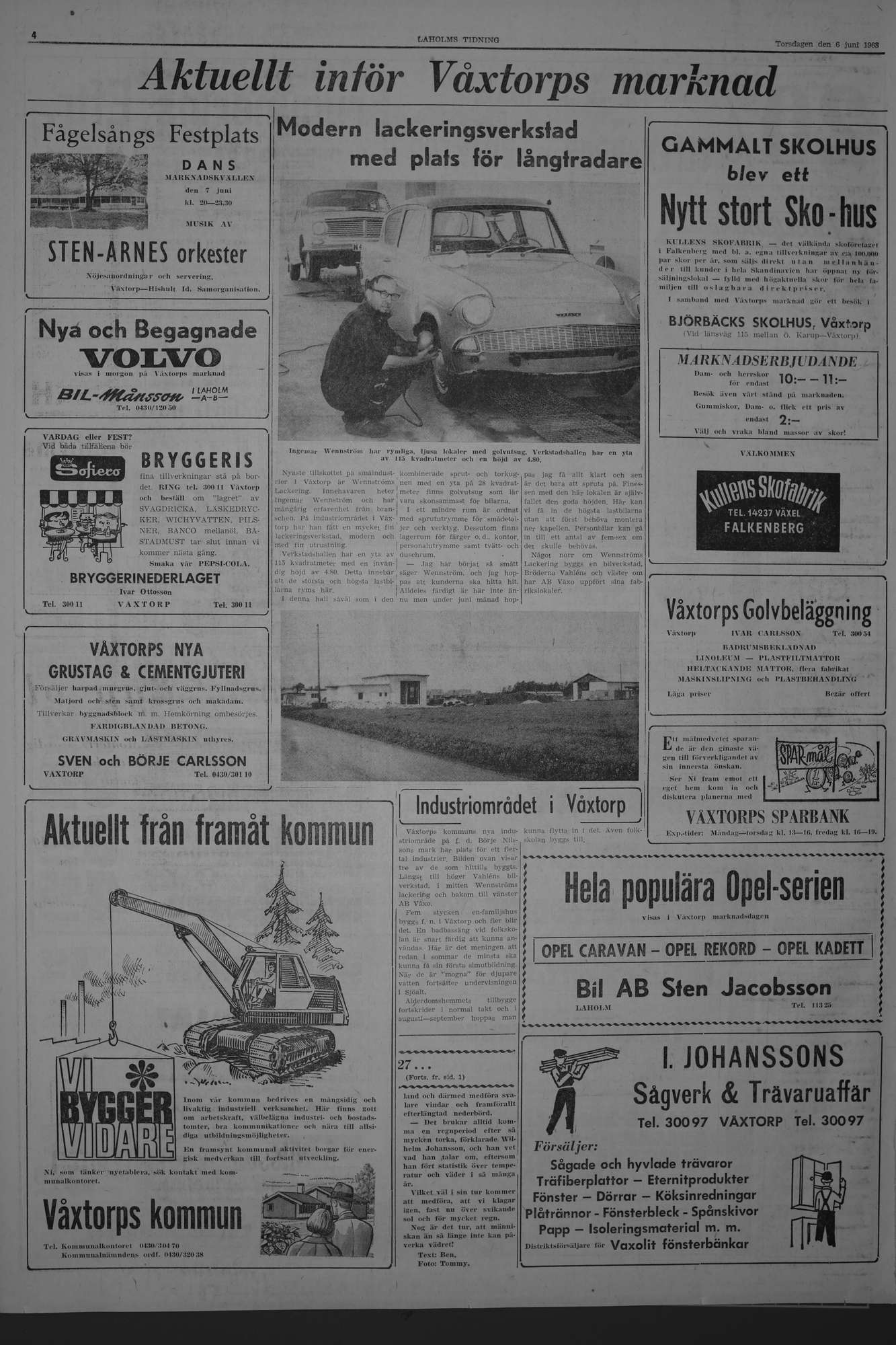 Laholms Tidning Torsdag 6 juni 1968, sida 4