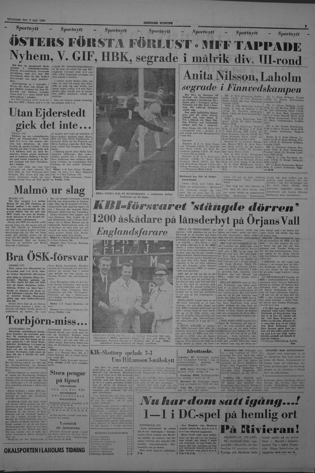 Laholms Tidning Måndag 6 maj 1968, sida 7