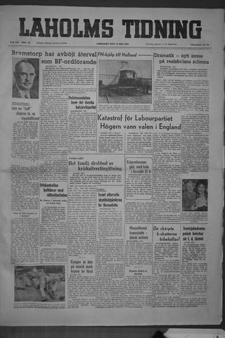 Förstasidan, Lördag 14 maj 1949