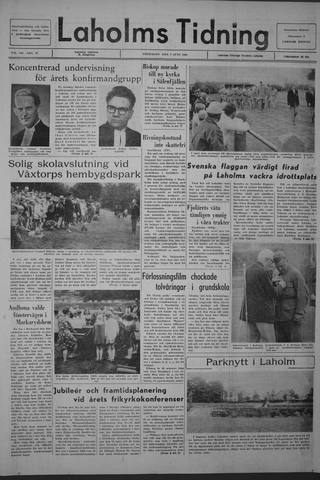 Förstasidan, Fredag 7 juni 1968