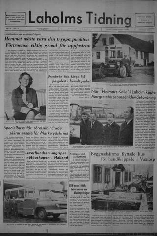 Förstasidan, Torsdag 7 mars 1968