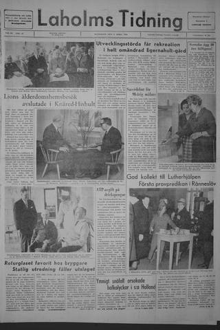 Förstasidan, Måndag 8 april 1968