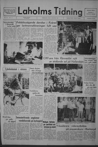 Förstasidan, Torsdag 8 augusti 1968