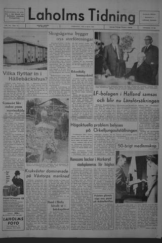 Förstasidan, Lördag 8 juni 1968