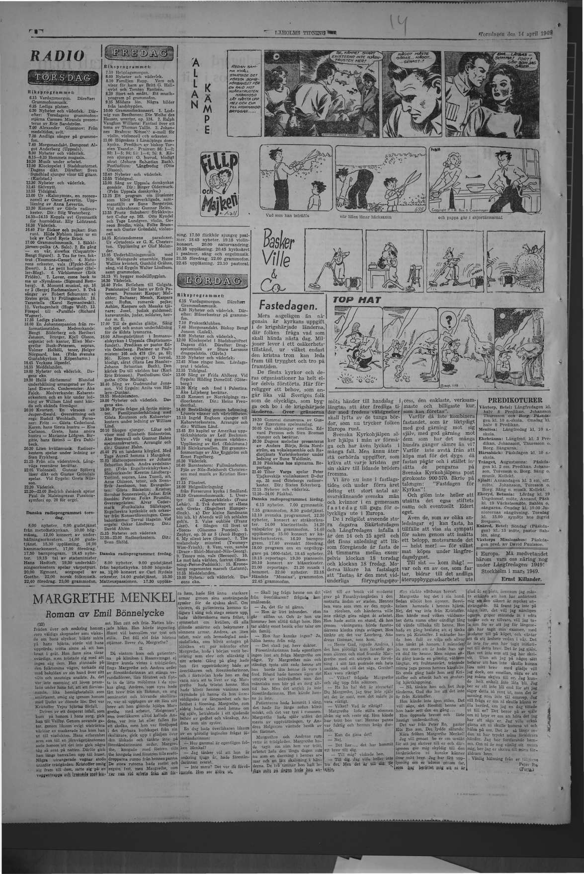 Laholms Tidning Torsdag 14 april 1949, sida 8