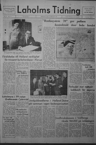 Förstasidan, Fredag 9 februari 1968