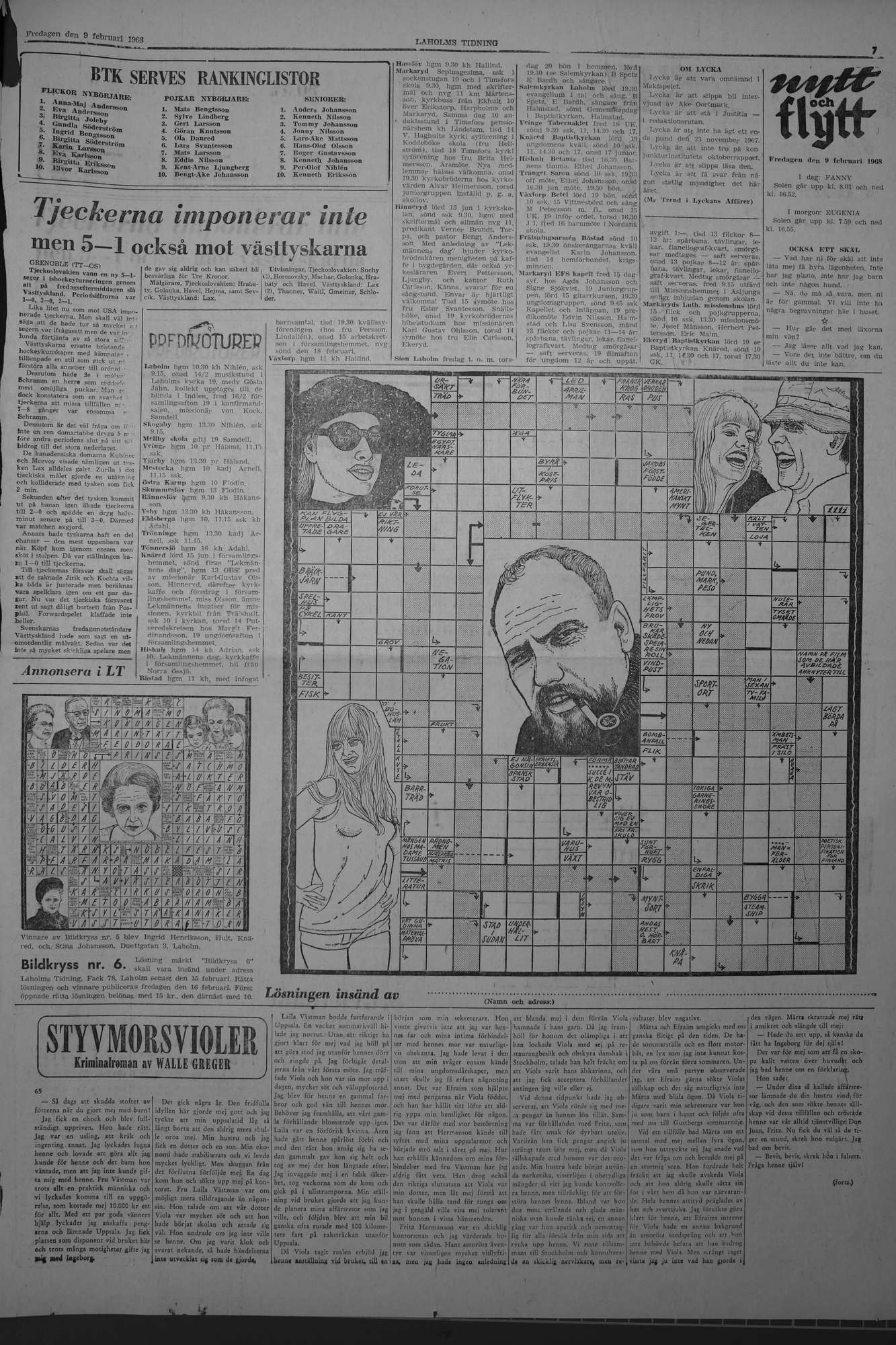 Laholms Tidning Fredag 9 februari 1968, sida 7