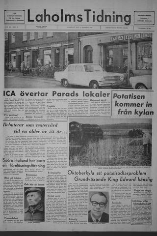 Förstasidan, Onsdag 9 oktober 1968