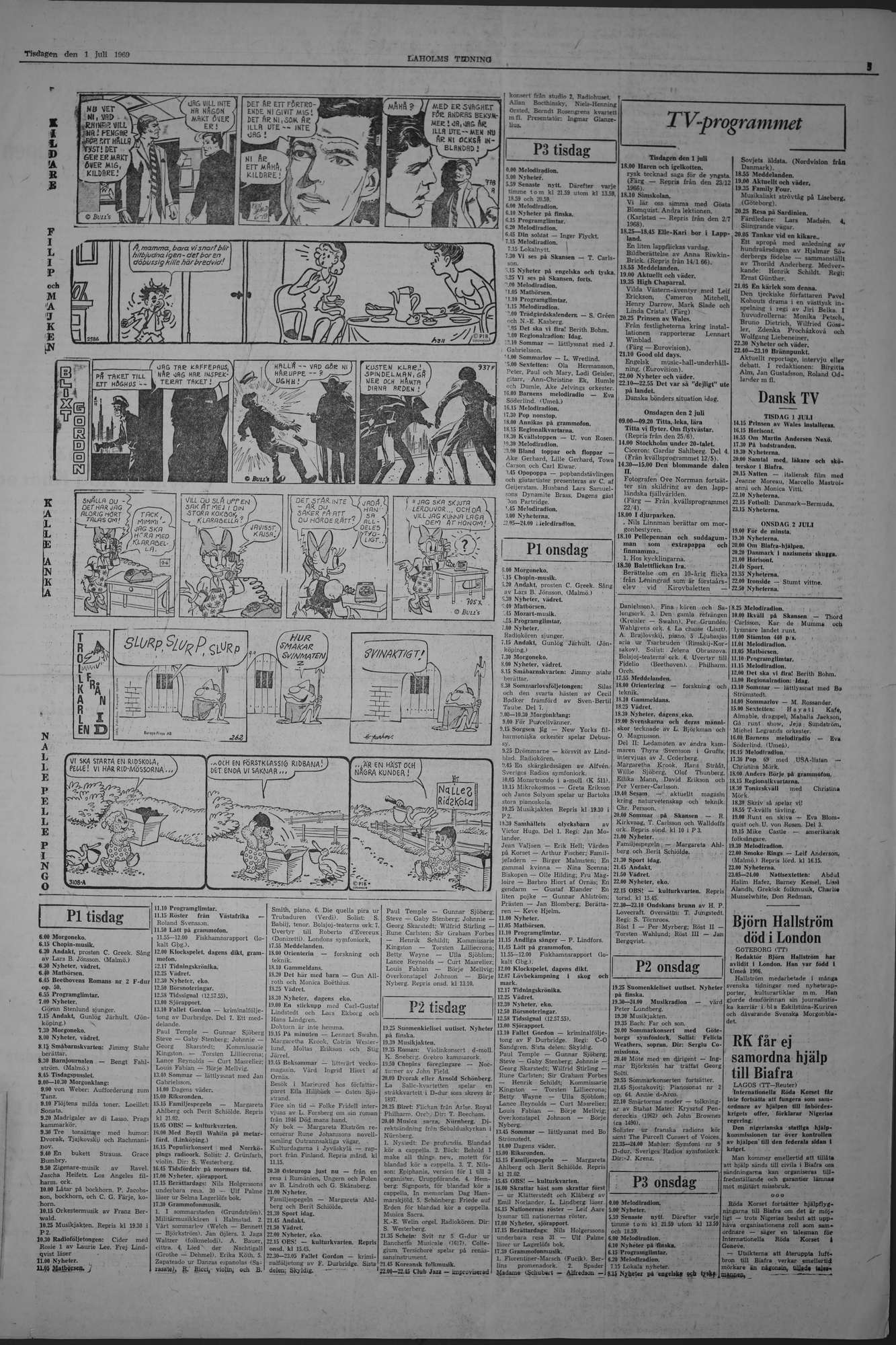 Laholms Tidning Tisdag 1 juli 1969, sida 5