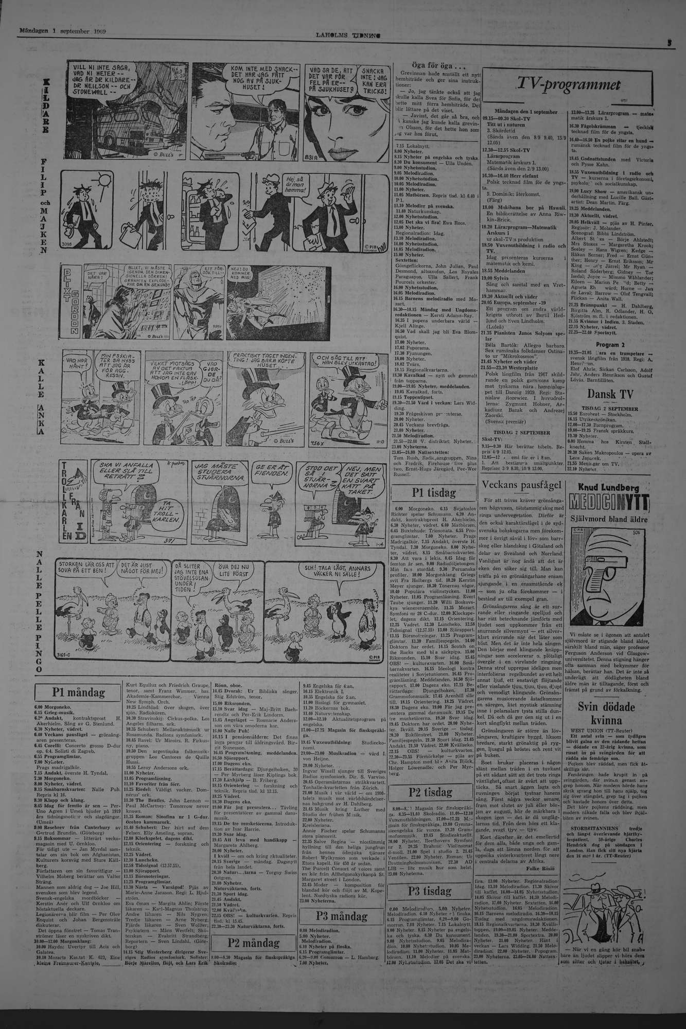 Laholms Tidning Måndag 1 september 1969, sida 5