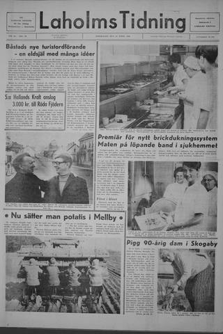 Förstasidan, Torsdag 10 april 1969