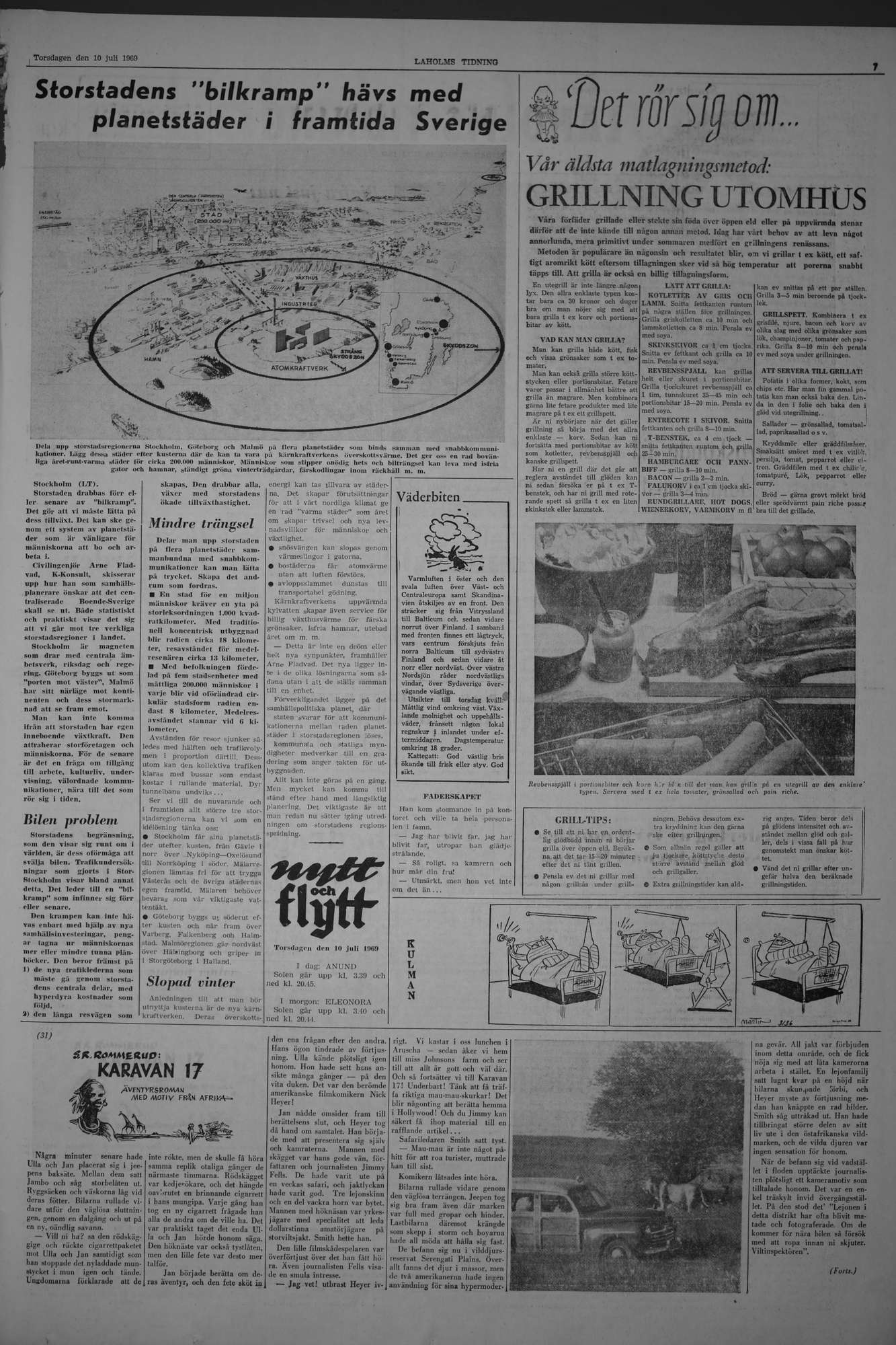 Laholms Tidning Torsdag 10 juli 1969, sida 7