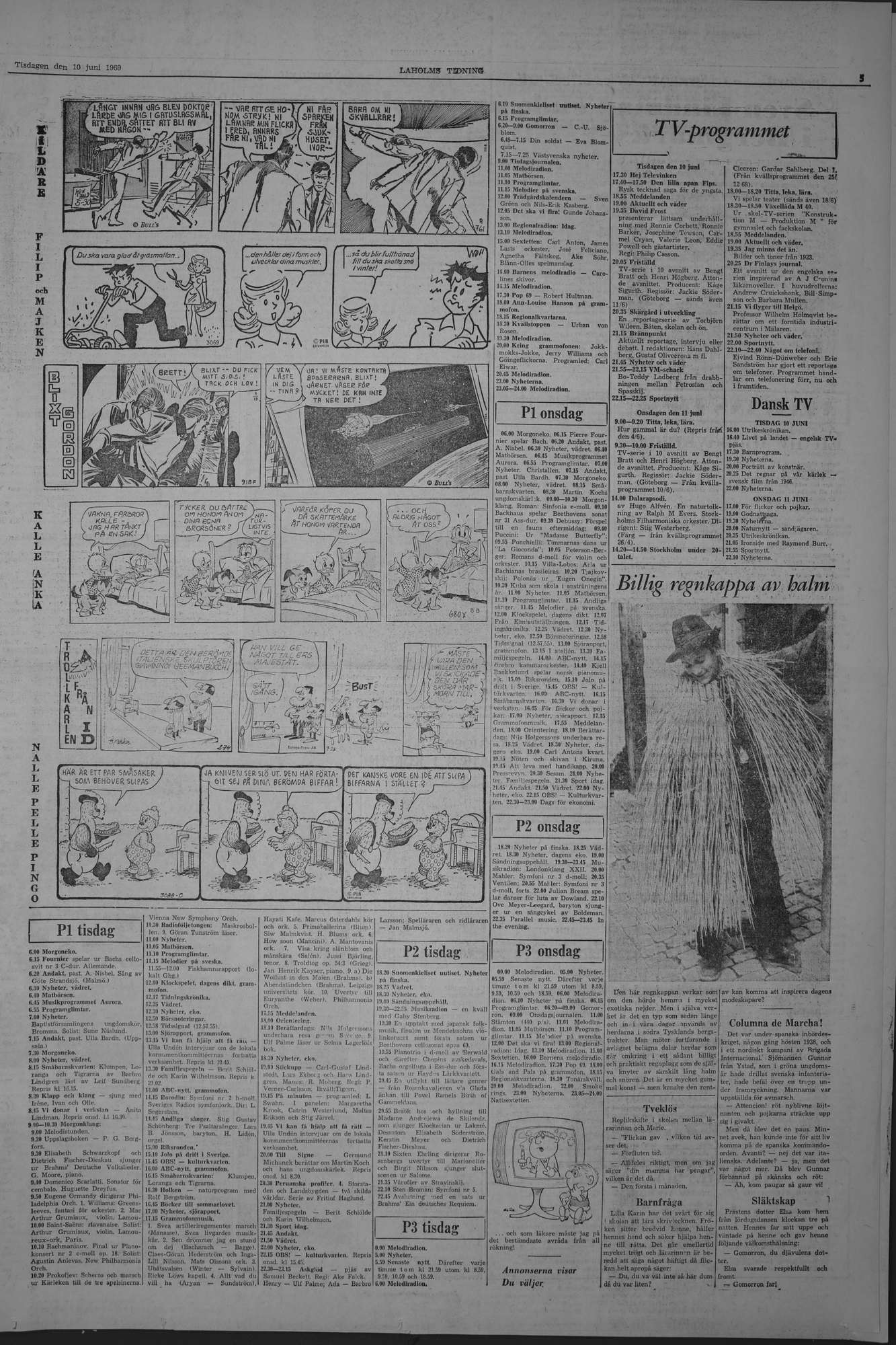 Laholms Tidning Tisdag 10 juni 1969, sida 5