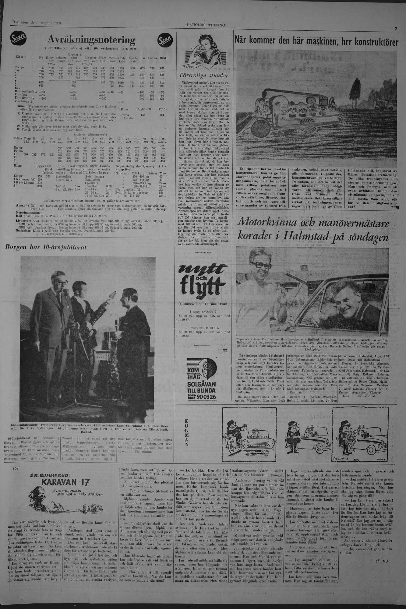 Laholms Tidning Tisdag 10 juni 1969, sida 7