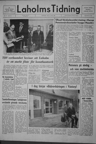 Förstasidan, Lördag 10 maj 1969