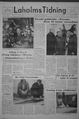 Förstasidan, Tisdag 11 februari 1969