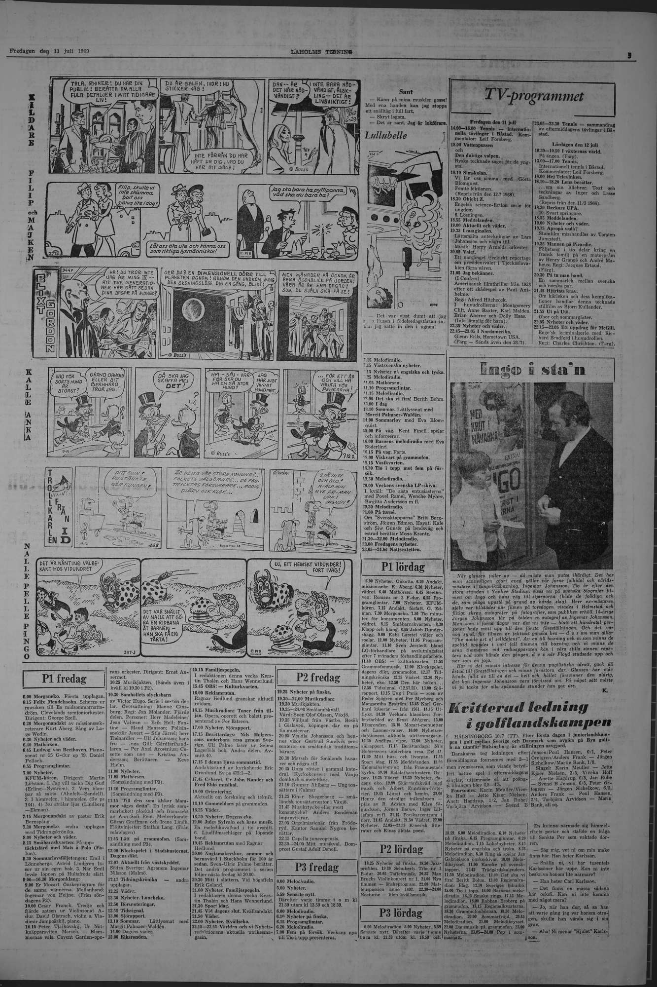 Laholms Tidning Fredag 11 juli 1969, sida 5
