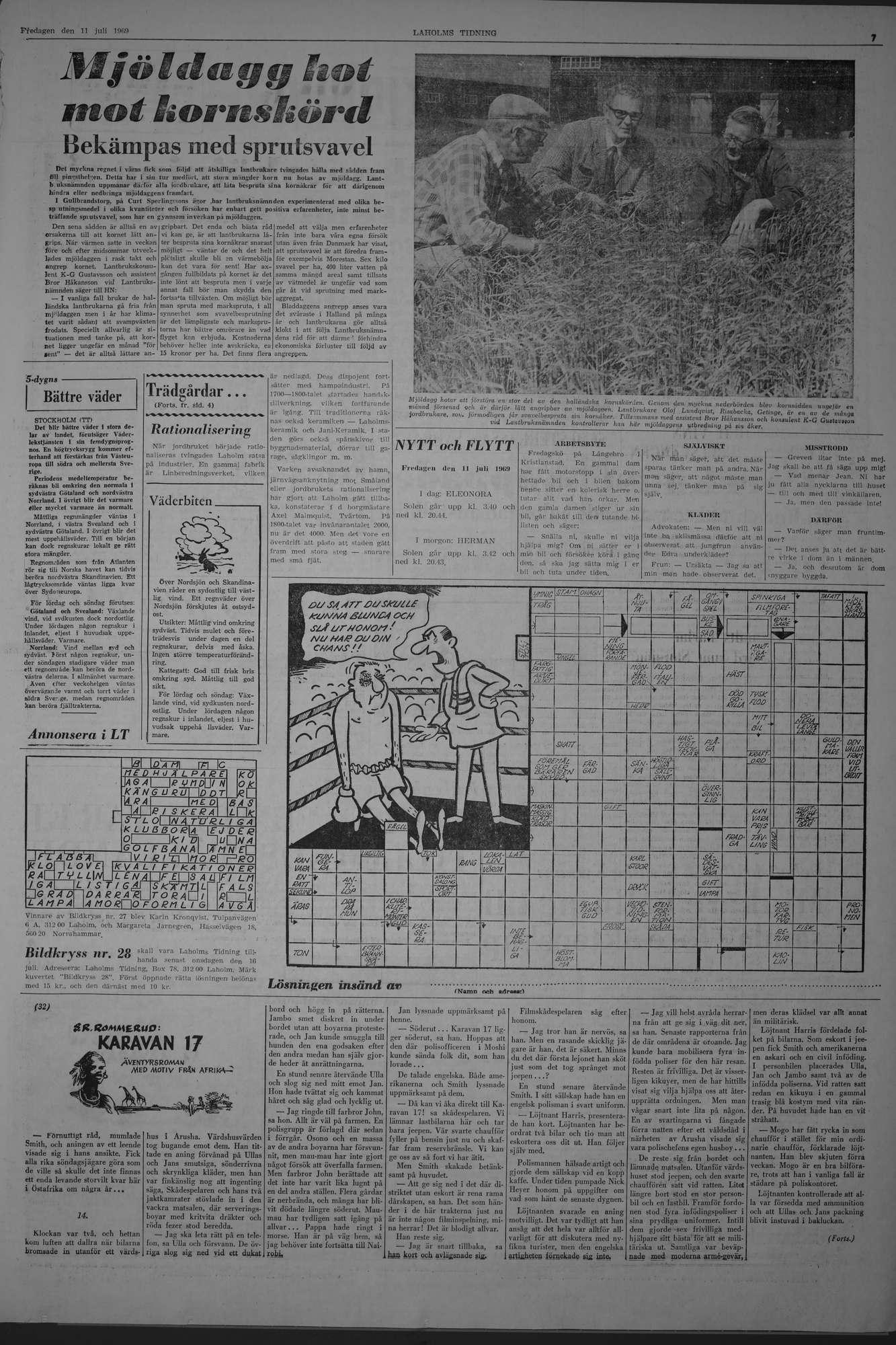 Laholms Tidning Fredag 11 juli 1969, sida 7