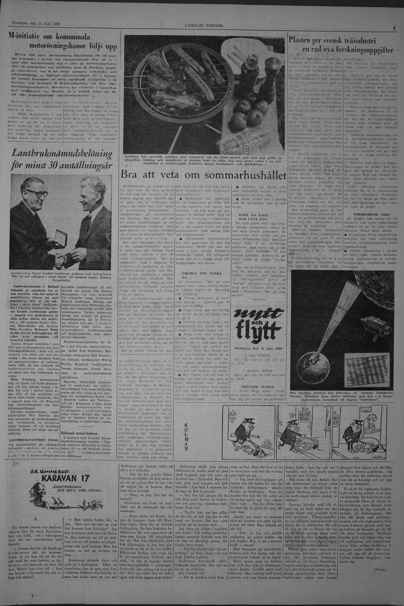 Laholms Tidning Onsdag 11 juni 1969, sida 7